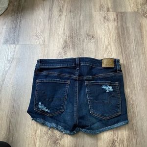American eagle stretch denim high rise shorts